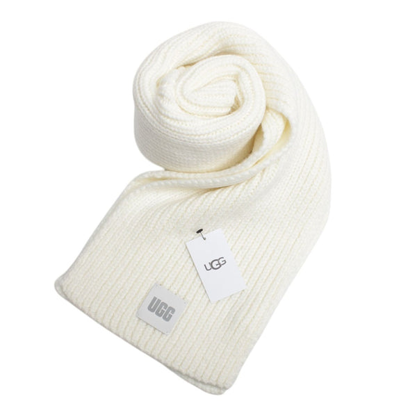 アグ UGG Chunky Rib Scarf マフラー 101106-NMB レディース メンズ ホワイト マフラー